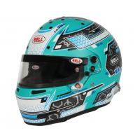 CASCO BELL RS7-K PRO HANS WHITE FIA8859-2024/SA2020 STAMINA Antracite/Acquamarina